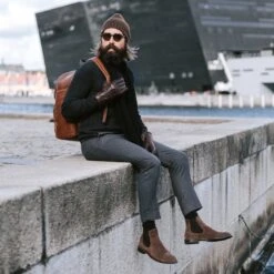 Fawler Bonnet Keenan Kane En Laine Mérinos Marron -Bagues Magasin square 2 7