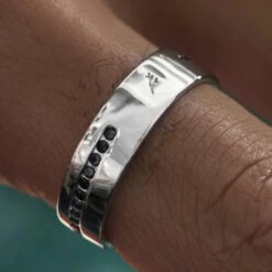 Sidegren Anneau Adrian En Argent Sterling 925 Et Zircones Noires -Bagues Magasin ste asrd drop bj rnvalentin 24868 17 1x1 1 1