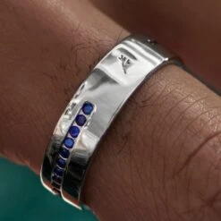 Sidegren Anneau Adrian En Argent Sterling 925 Et Zircones Bleues -Bagues Magasin ste asrd drop bj rnvalentin 24877 16 1x1bm