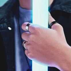 Lucleon Ferrum | Anneau Noir En Céramique Brossée à Bords Biseautés Polis - 8 Mm 9 Lucleon Ferrum | Anneau Noir En Céramique Brossée à Bords Biseautés Polis - 8 Mm -Bagues Magasin ste ll ferrum rings asbj rn 25673 25688 25597 1x1 53 1