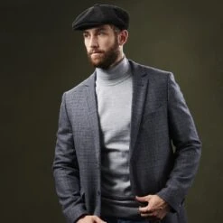 Fawler Casquette Gavroche Fido Spicchi En Velours Noir -Bagues Magasin ste megashoot hats 17224 23