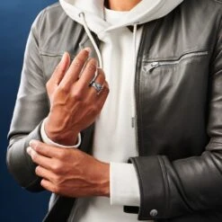 Moody Mason Bague Argentée La Plume -Bagues Magasin ste mm sandros nathanwilliam 23598 4