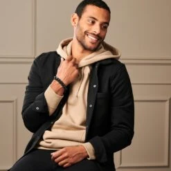 Lucleon Gourmette Noire En Acier 14 Mm -Bagues Magasin ste modelpics natahnwilliam 21977 12