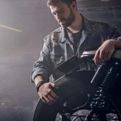 Lucleon Bracelet Naxos En Cuir Et Pierres De Jaspe Picasso -Bagues Magasin ste naxos benjamin 23488 1x1 1999