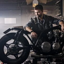 Lucleon Bracelet Naxos En Cuir Noir Et Pierres De Lave Noire -Bagues Magasin ste naxos benjamin 23520 1x1 9