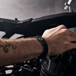 Lucleon Bracelet Naxos En Cuir Noir Et Agate Noire 10 Lucleon Bracelet Naxos En Cuir Noir Et Agate Noire -Bagues Magasin ste naxos benjamin 23528 1x1 3