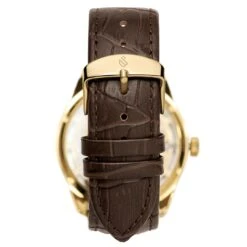 Seizmont Montre Squelette Automatique Steele Motus -Bagues Magasin steele motus gold gold brown 2