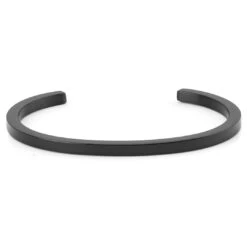 Lucleon Bracelet Manchette Noir à Profil étroit