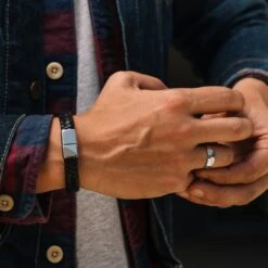 Fort Tempus Anneau En Titane Argenté Traditionnel -Bagues Magasin untitled 1329 sq 1